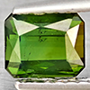 Natural Green Tourmaline 0.95 Ct. Octagon Shape 5.8 x 4.9 Mm. Gemstone From Nigeria