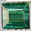Natural Green Tourmaline 0.83 Ct. Square Shape 4.8 x 4.5 Mm Gemstone from Nigeria