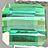 Natural Green Tourmaline 1.01 Ct. Octagon Shape 4.9 x 4.9 Mm Gemstone From Nigeria