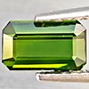 Natural Green Tourmaline 1.24 Ct. Octagon Shape 7 x 4  Mm Gemstone From Nigeria