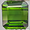Natural Green Tourmaline 1.28 Ct. Octagon Shape 5.8 x 5.4  Mm Gemstone From Nigeria
