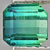 Natural Green Tourmaline 1.05 Ct. Octagon Shape 4.8 x 4.6 Mm Gemstone From Nigeria