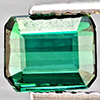 Natural Green Tourmaline 0.68 Ct. Octagon Shape 5.7 x 4.7 Mm Gemstone From Nigeria