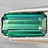 Natural Green Tourmaline 1.15 Ct. Octagon Shape 8.1 x 4.3 Mm Gemstone From Nigeria
