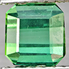 Natural Green Tourmaline 1.09 Ct. Octagon Shape 5.5 x 5.2 Mm Gemstone From Nigeria