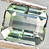 Natural Green Tourmaline 1.02 Ct. Octagon Shape 5.8 x 5 Mm. Gemstone From Nigeria