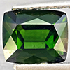 Natural Green Tourmaline 1.74 Ct. Cushion Shape 7.3 x 6.1 Mm Gemstone from Nigeria
