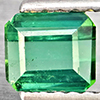 Natural Green Tourmaline 1.02 Ct. Octagon Shape 5.3 x 4.8 Mm. Gemstone From Nigeria