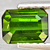 Natural Green Tourmaline 1.07 Ct. Octagon Shape 6 x 4.5 Mm. Gemstone From Nigeria