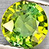 Natural Green Tourmaline 0.89 Ct. Round Shape 5.6 Mm Gemstone from Nigeria