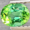 Natural Blueish Green Tourmaline 0.93 Ct. Oval Shape 6 x 4.5 Mm Gemstone from Nigeria