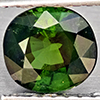 Natural Blueish Green Tourmaline 1.23 Ct. Oval Shape 6.3 x 5.8 Mm Gemstone from Nigeria