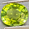 Natural Green Tourmaline 1.27 Ct. Oval Shape 7 x 5.8 Mm Gemstone from Nigeria