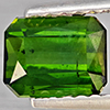 Natural Green Tourmaline 1.33 Ct. Octagon Shape 6.4 x 5 Mm Gemstone From Nigeria