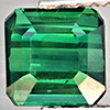 Natural Green Tourmaline 1.21 Ct. Octagon Shape 5.8 x 5.6 Mm Gemstone From Nigeria