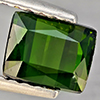 Natural Green Tourmaline 1.01 Ct. Baguette Shape 5.9 x 4.7 Mm Gemstone from Nigeria