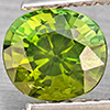 Natural Green Tourmaline 1.17 Ct. Oval Shape 6.7 x 5.8 Mm Gemstone from Nigeria