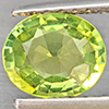 Natural Green Tourmaline 0.69 Ct. Oval Shape 6.4 x 5.4 Mm Gemstone from Nigeria