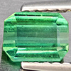 Natural Green Tourmaline 0.60 Ct. Octagon Shape 5.6 x 4.2 Mm Gemstone From Nigeria