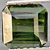 Natural Green Tourmaline 1.33 Ct. Octagon Shape 6.3 x 6 Mm Gemstone From Nigeria
