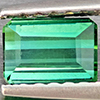 Natural Green Tourmaline 0.71 Ct. Octagon Shape 5.5 x 4 Mm Gemstone From Nigeria