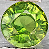 Natural Green Tourmaline 0.85 Ct. Round Shape 5.6 Mm Gemstone from Nigeria