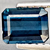 Natural Bluish Green Tourmaline 0.93 Ct. Octagon Shape 5.9 x 4.9 Mm Gemstone from Nigeria