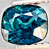 Natural Bluish Green Tourmaline 1.27 Ct. Cushion Shape 6.3 x 5.5 Mm Gemstone from Nigeria