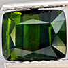 Natural Green Tourmaline 1.58 Ct. Octagon Shape 6.6 x 5.1 Mm. Gemstone From Nigeria