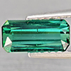 Natural Green Tourmaline 1.45 Ct. Octagon Shape 8.5 x 4.2 Mm. Gemstone From Nigeria