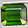 Natural Green Tourmaline 1.53 Ct. Octagon Shape 6.5 x 5.5 Mm. Gemstone From Nigeria