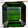 Natural Green Tourmaline 1.45 Ct. Octagon Shape 6 x 5.7 Mm Gemstone From Nigeria