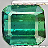 Natural Green Tourmaline 0.93 Ct. Octagon Shape 5.5 x 5.2 Mm Gemstone From Nigeria