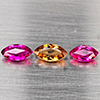 Natural Fancy Color Tourmaline 1.52 Ct. 3 Pcs Marquise Shape Gemstone from Nigeria