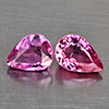 Natural Pink Tourmaline 1.59 Ct. 2 Pcs Pear Shape 6.8 x 5.2 Mm Gemstone From Nigeria