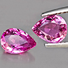 Natural Pink Tourmaline 1.91 Ct. 2 Pcs Pear Shape 7.9 x 5.8 Mm Gemstone From Nigeria