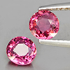 Natural Pink Tourmaline 1.14 Ct. 2 Pcs Round Shape 5.2 Mm Gemstone From Nigeria