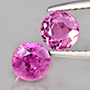 Natural Pink Tourmaline 1.72 Ct. 2 Pcs Round Shape 5.5 Mm Gemstone From Nigeria