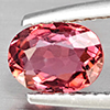Natural Pink Tourmaline 0.92 Ct. Oval Shape 7.3 x 5.3 Mm Gemstone from Nigeria