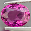 Natural Pink Tourmaline 1.15 Ct. Oval Shape 7.4 x 5.9 Mm Gemstone from Nigeria
