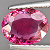 Natural Pink Tourmaline 1.30 Ct. Oval Shape 8.5 x 6.6 Mm Gemstone from Nigeria