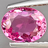 Natural Pink Tourmaline 1.42 Ct. Oval Shape 8 x 6.4 Mm Gemstone from Nigeria