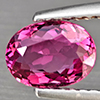 Natural Pink Tourmaline 1.03 Ct. Oval Shape 7.5 x 5.5 Mm Gemstone from Nigeria