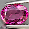 Natural Pink Tourmaline 1.17 Ct. Oval Shape 8.2 x 6.2 Mm Gemstone from Nigeria