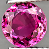 Natural Pink Tourmaline 1.37 Ct. Round Shape 7.2 Mm Gemstone from Nigeria
