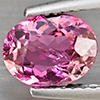 Natural Pink Tourmaline 1.31 Ct. Oval Shape 8.1 x 6.2 Mm Gemstone from Nigeria