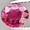 Natural Pink Tourmaline 1.25 Ct. Oval Shape 7.3 x 6.2 Mm Gemstone from Nigeria