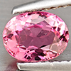 Natural Pink Tourmaline 0.98 Ct. Oval Shape 6.8 x 5.1 Mm Gemstone from Nigeria