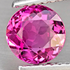 Natural Pink Tourmaline 1.16 Ct. Round Shape 6.5 Mm Gemstone from Nigeria