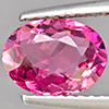 Natural Pink Tourmaline 1.57 Ct. Oval Shape 8.8 x 6.6 Mm Gemstone from Nigeria